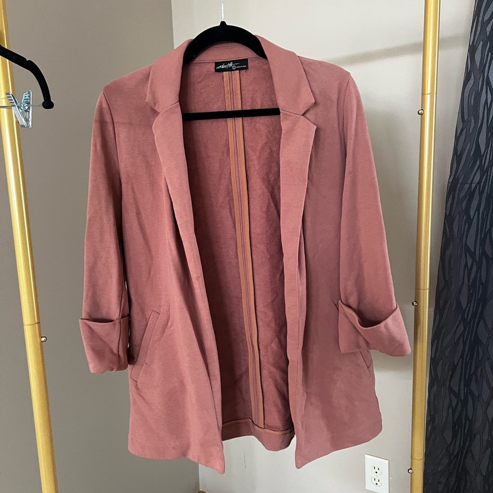 Women's Coral Cotton Jacket Blazer by A New Day